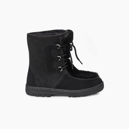 UGG Mukluk Revival Black Boots for Women (QNKC64982)